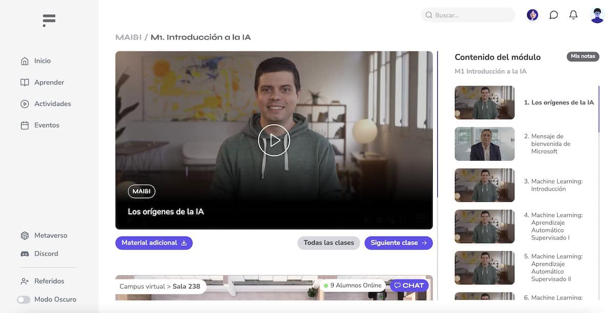 Así fue el evento de presentación del máster en IA en la sede de Microsoft 1 Plataforma formativa de Founderz
