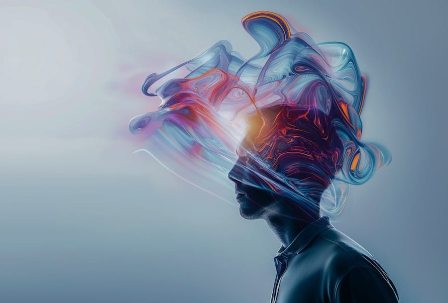 Portada con un hombre simulando la visión completa