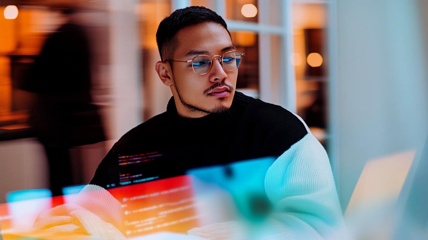 Cybersecurity analyst reviewing suspicious activity on a computer screen, representing spyware detection and removal.